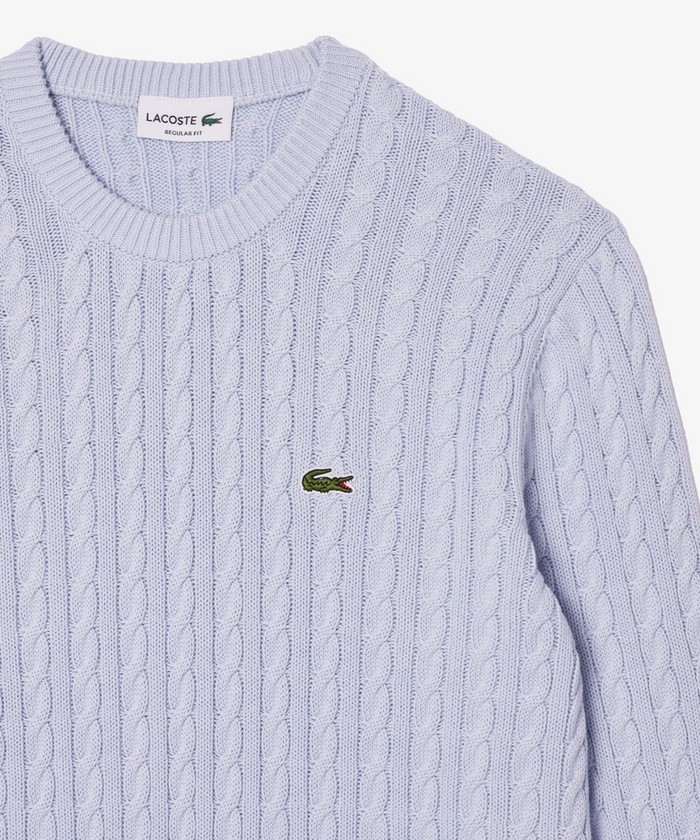 セール 40%OFF】ラコステ LACOSTE ケーブルニットセーター
