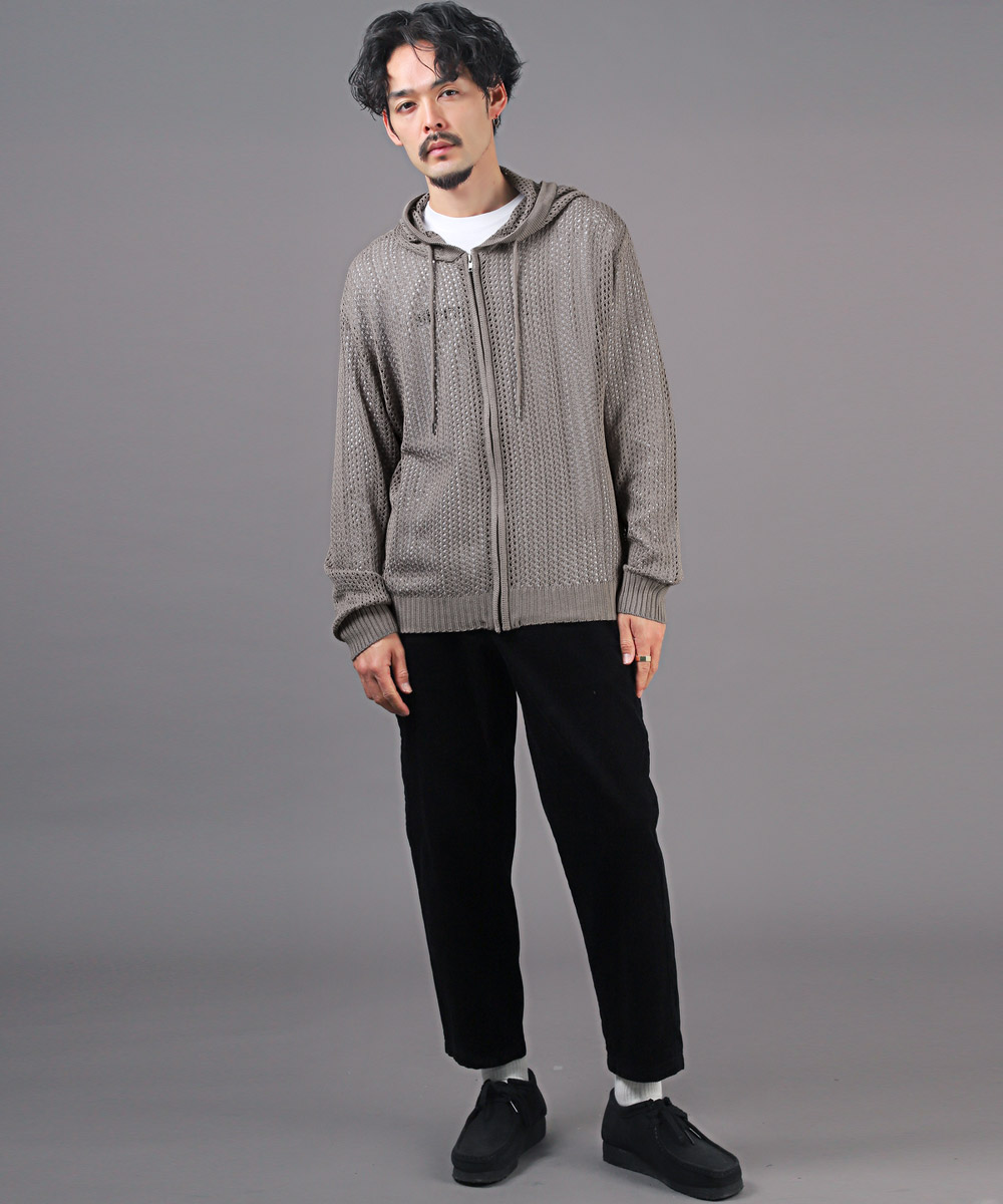 【LOULOU STUDIO】カシミヤ100% グレー パーカー S LOULOU STUDIO】カシミヤ100% グレー パーカー S
