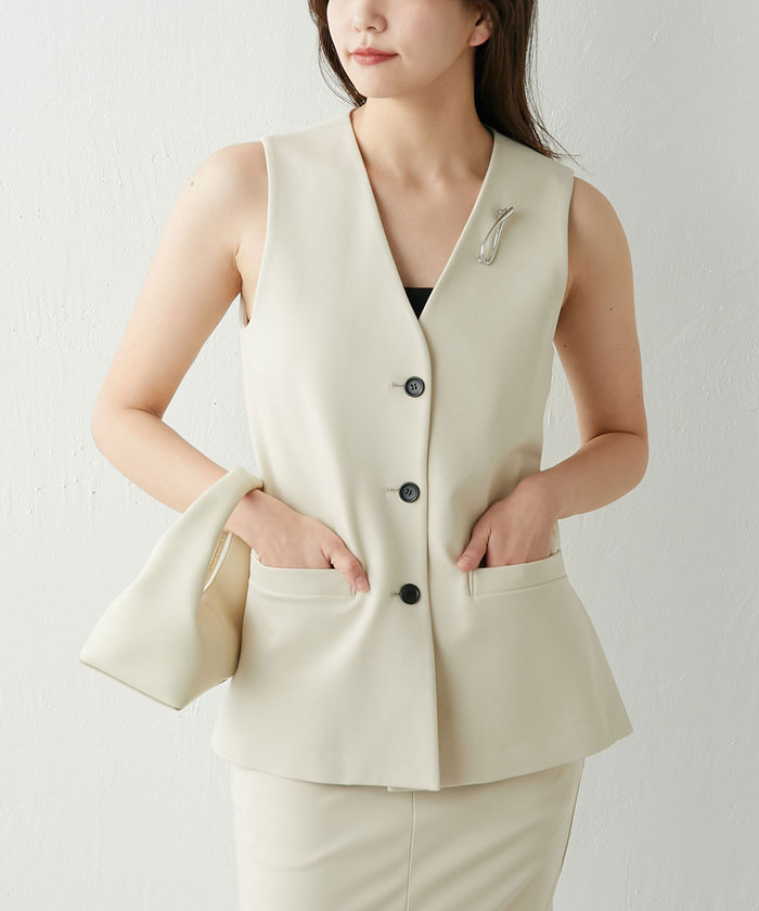 セール 70%OFF】【セットアップ対応】ポンチベスト(505909097