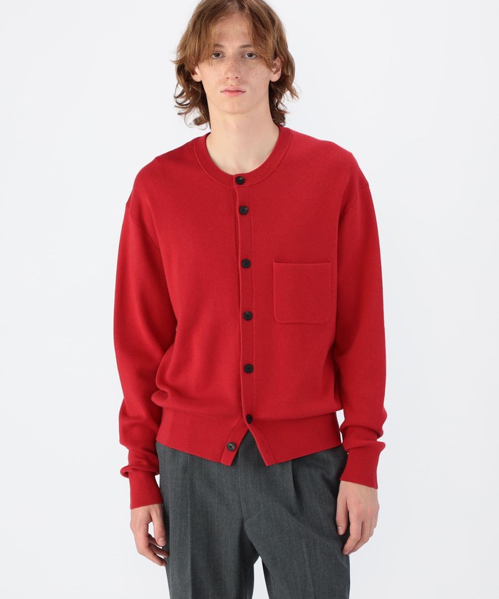 CABaN コットンカシミヤ ポケットクルーネックカーディガン CABaN コットンカシミヤ ポケットクルーネックカーディガン