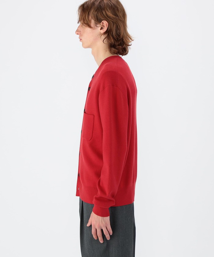 CABaN コットンカシミヤ ポケットクルーネックカーディガン CABaN コットンカシミヤ ポケットクルーネックカーディガン