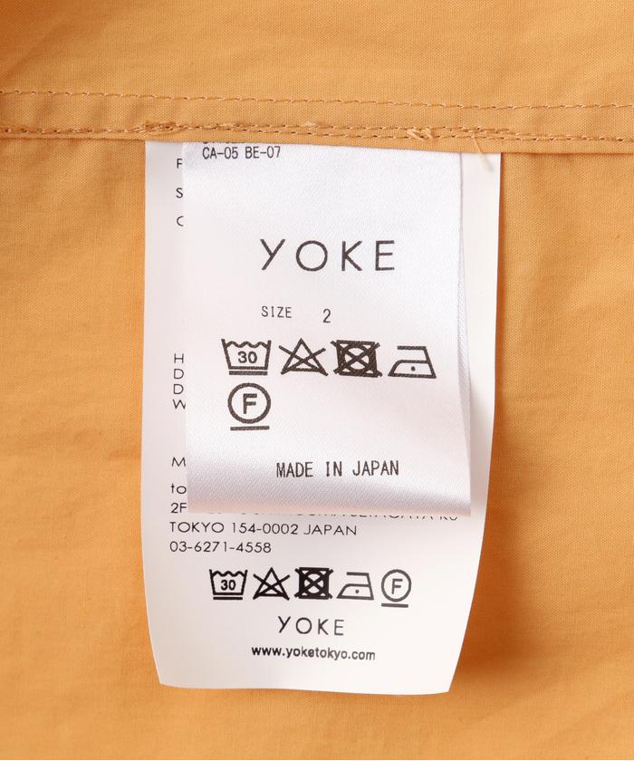 トップス YOKE   Boxy Regular Collar Shirt S yoke / ヨーク / BOXY REGULAR COLLAR SHIRT - INSECTE WEB