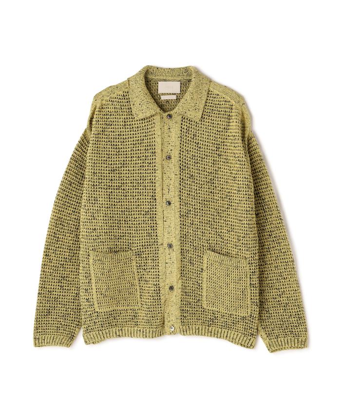 YOKE/ヨーク/MESH KNITTED BUTTONED CARDIGAN(505894330 YOKE/ヨーク/MESH KNITTED BUTTONED CARDIGAN(505894330