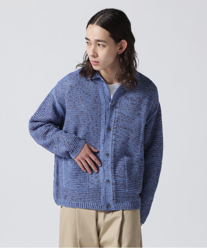 YOKE/ヨーク/MESH KNITTED BUTTONED CARDIGAN(505894330 YOKE/ヨーク/MESH KNITTED BUTTONED CARDIGAN(505894330