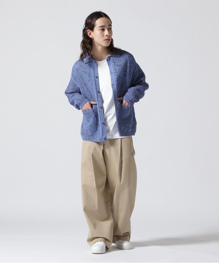 YOKE/ヨーク/MESH KNITTED BUTTONED CARDIGAN(505894330 YOKE/ヨーク/MESH KNITTED BUTTONED CARDIGAN(505894330