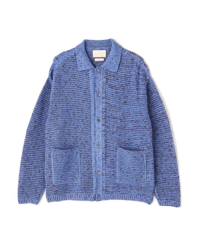 YOKE/ヨーク/MESH KNITTED BUTTONED CARDIGAN(505894330 YOKE/ヨーク/MESH KNITTED BUTTONED CARDIGAN(505894330