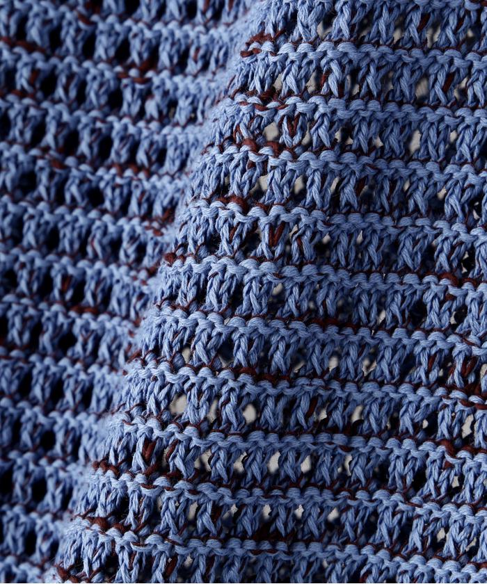 YOKE/ヨーク/MESH KNITTED BUTTONED CARDIGAN(505894330