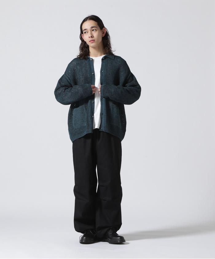 YOKE/ヨーク/MESH KNITTED BUTTONED CARDIGAN(505894330 YOKE/ヨーク/MESH KNITTED BUTTONED CARDIGAN(505894330