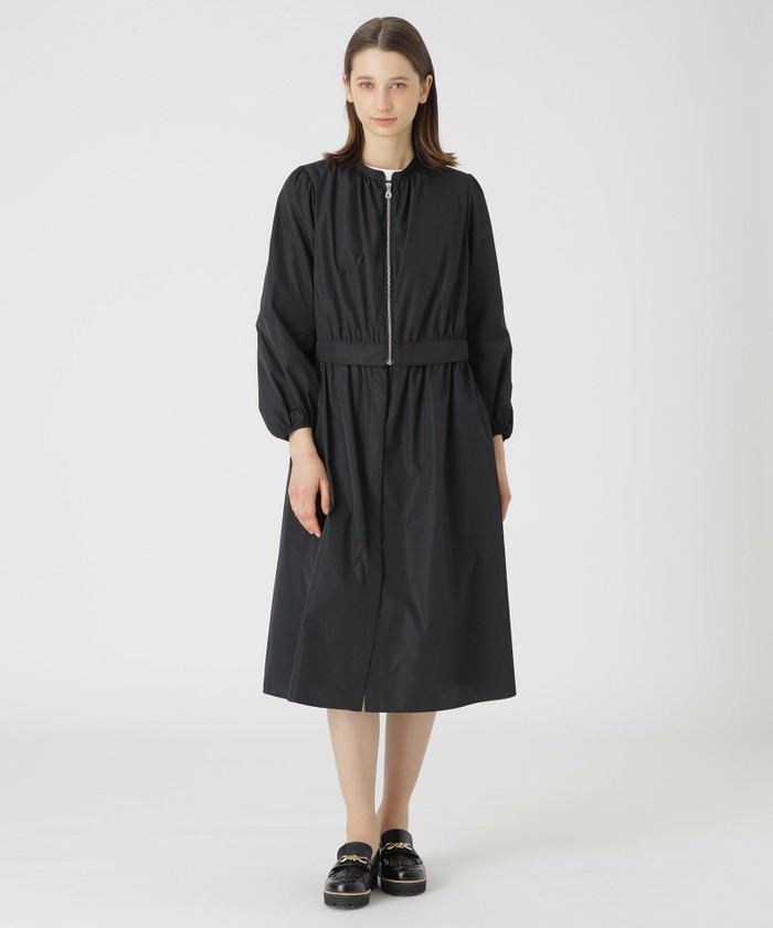 極美品 BLUE LABEL CRESTBRIDGE ダブル ピーコート S 黒 セール】イタリーマイクロタフタ4WAYコート(505896200) | BLUE