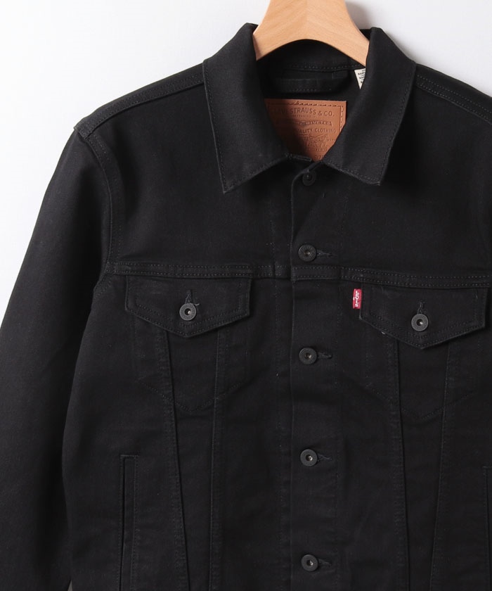 TYPE I トラッカージャケット ブラック STONEWASH(L ブラック