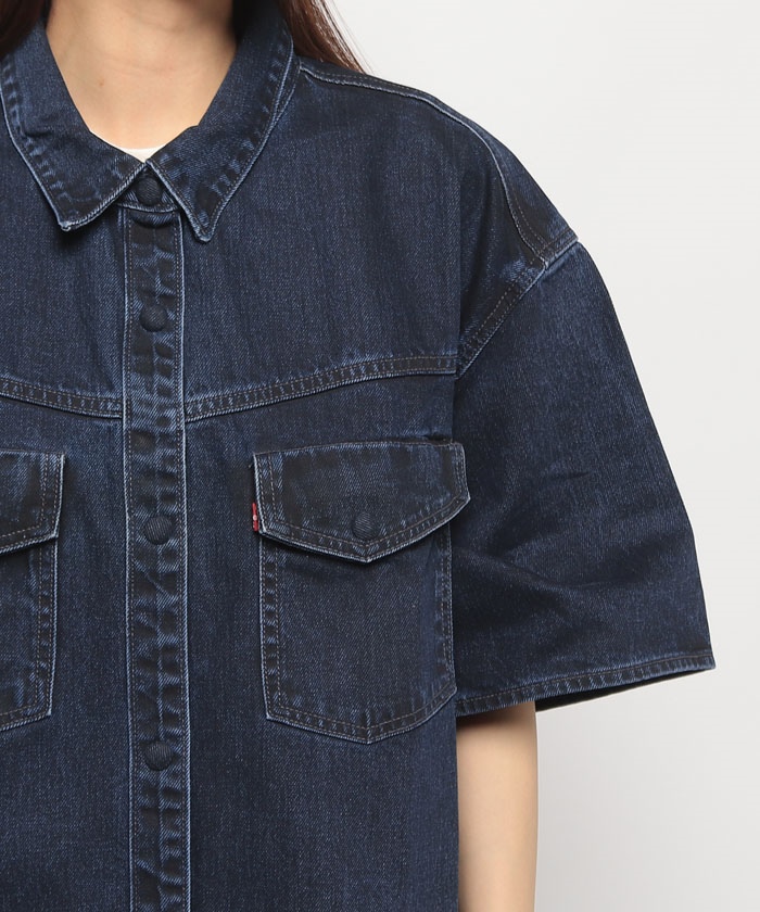 セール】WELLTHREAD(R) ROSEWOOD シャツ ブラック BLACKENED
