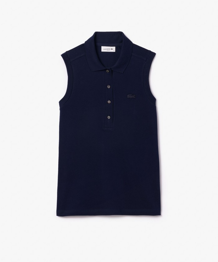 セール 30%OFF】ラコステ LACOSTE ノースリーブポロシャツ