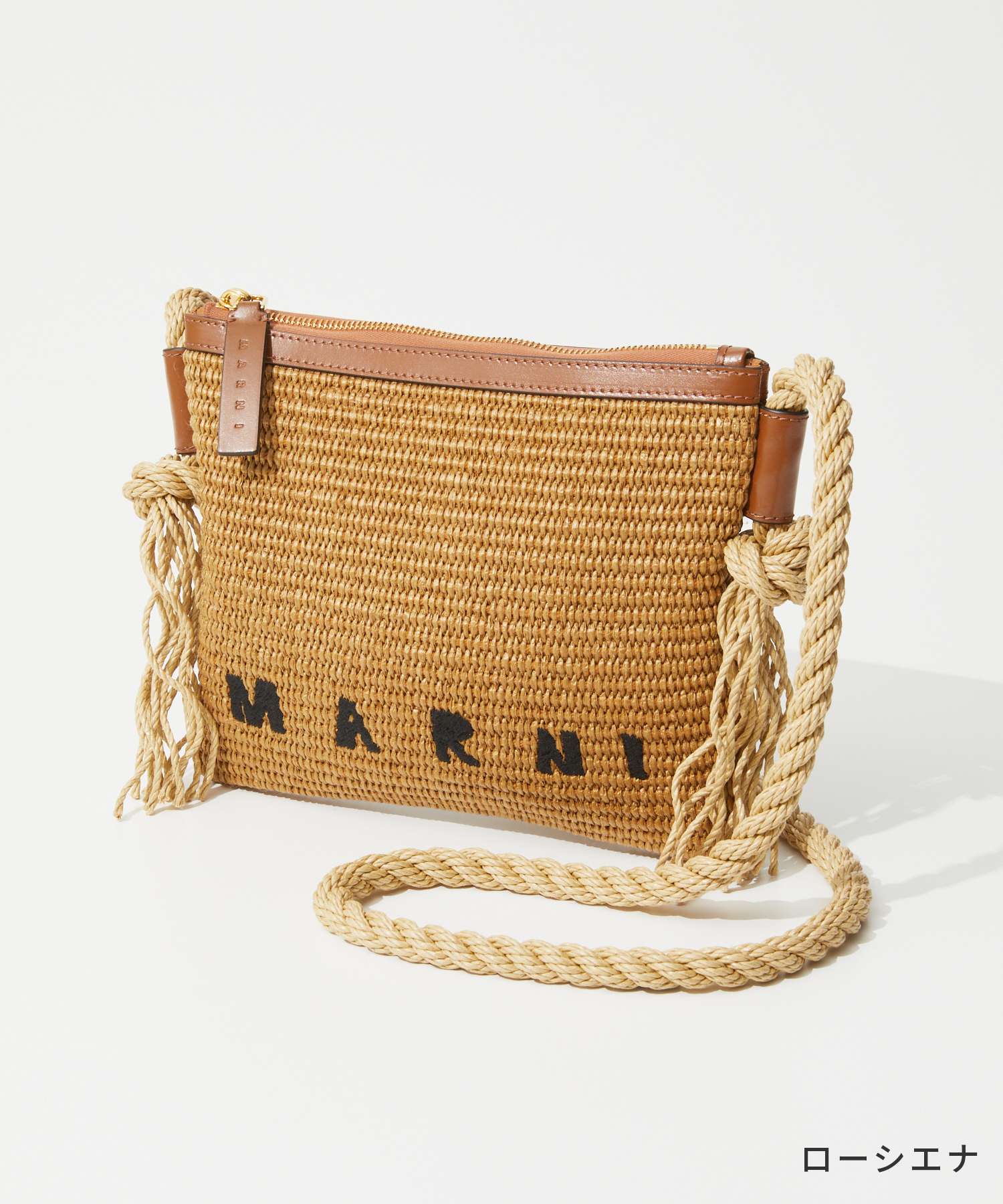 マルニ MARNI PHMO0011U1 P3860 ショルダーバッグ レディース ミニショルダー かごバッグ TROPICALIA MARCEL  ZIP PO(505911214) | マルニ(MARNI) - d fashion