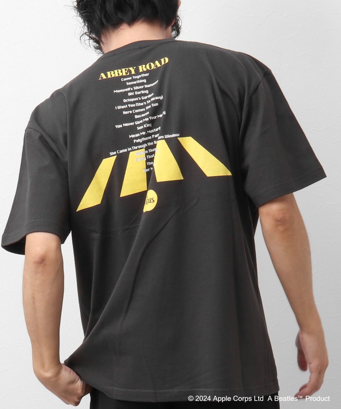 グッドロックスピード　ビートルズ Tシャツ　ベージュ GOOD ROCK SPEED / グッドロックスピード】THE BEATLES ロゴTEE
