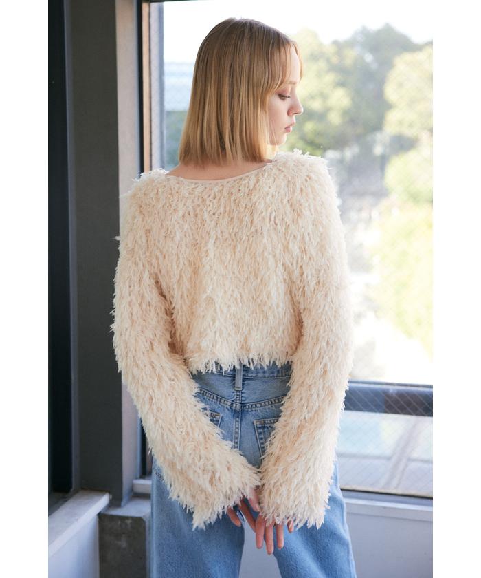 2WAY SHEER FEATHER トップス(505911779) | スライ(SLY) - d fashion