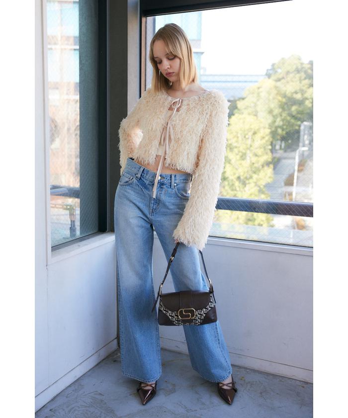 2WAY SHEER FEATHER トップス(505911779) | スライ(SLY) - d fashion