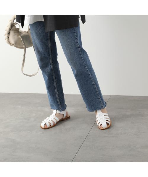 【CORSO ROMA，9/ コルソローマ ノーヴェ】レザーグルカサンダル☆新品 セール】CORSO ROMA 9 グルカサンダル Q/598 レザー フラット