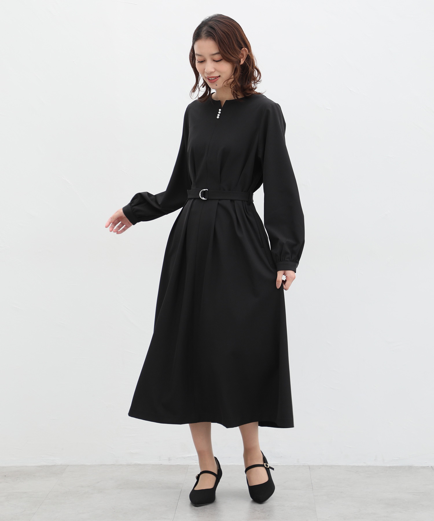 セール】ハニーズ Honeys ウエストタックワンピース ワンピース セール】ハニーズ Honeys ウエストタックワンピース ワンピース