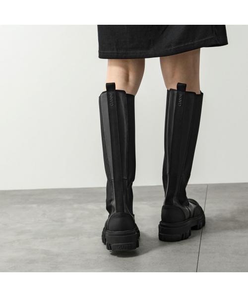 ガニー GANNI GANNI ロングブーツ High Chelsea Boot Black ガニー GANNI GANNI ロングブーツ High Chelsea Boot Black