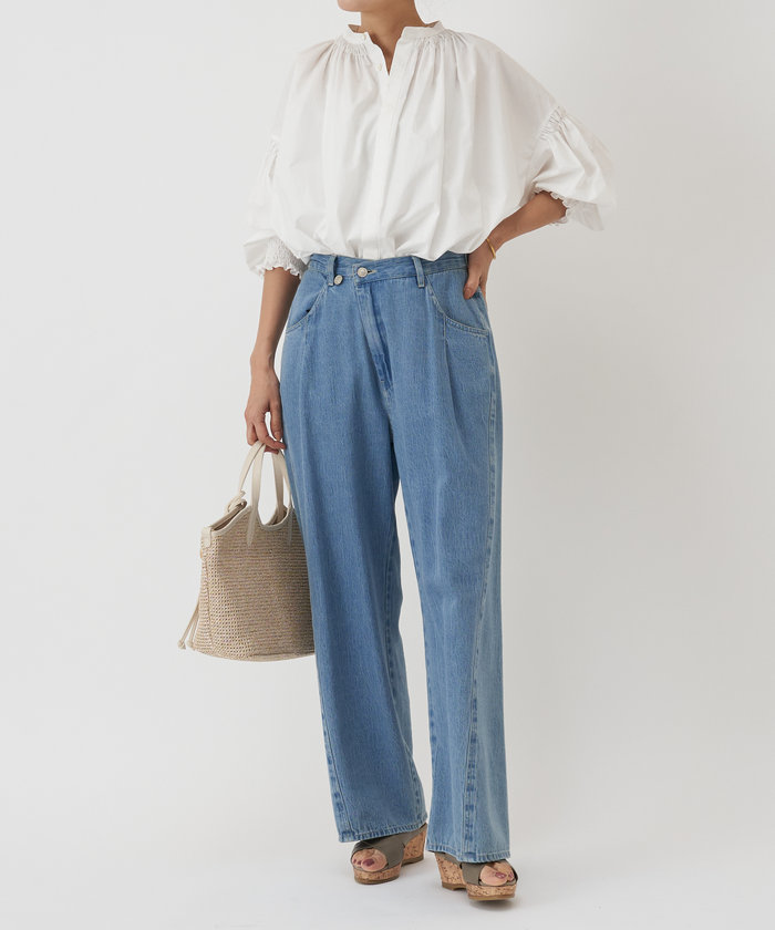 ビアズリー　ラップ風デニム BEARDSLEY｜ラップ風デニム | Rakuten Fashion(楽天ファッション