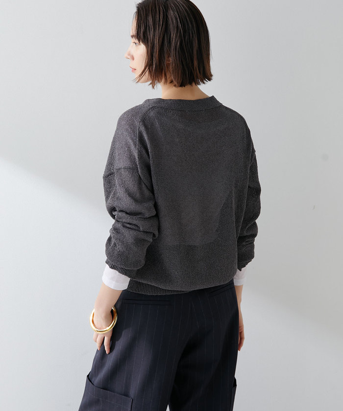 セール 20%OFF】ペーパーヤーンカーディガン(505913477
