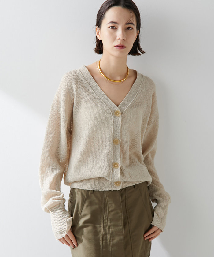 セール 20%OFF】ペーパーヤーンカーディガン(505913477