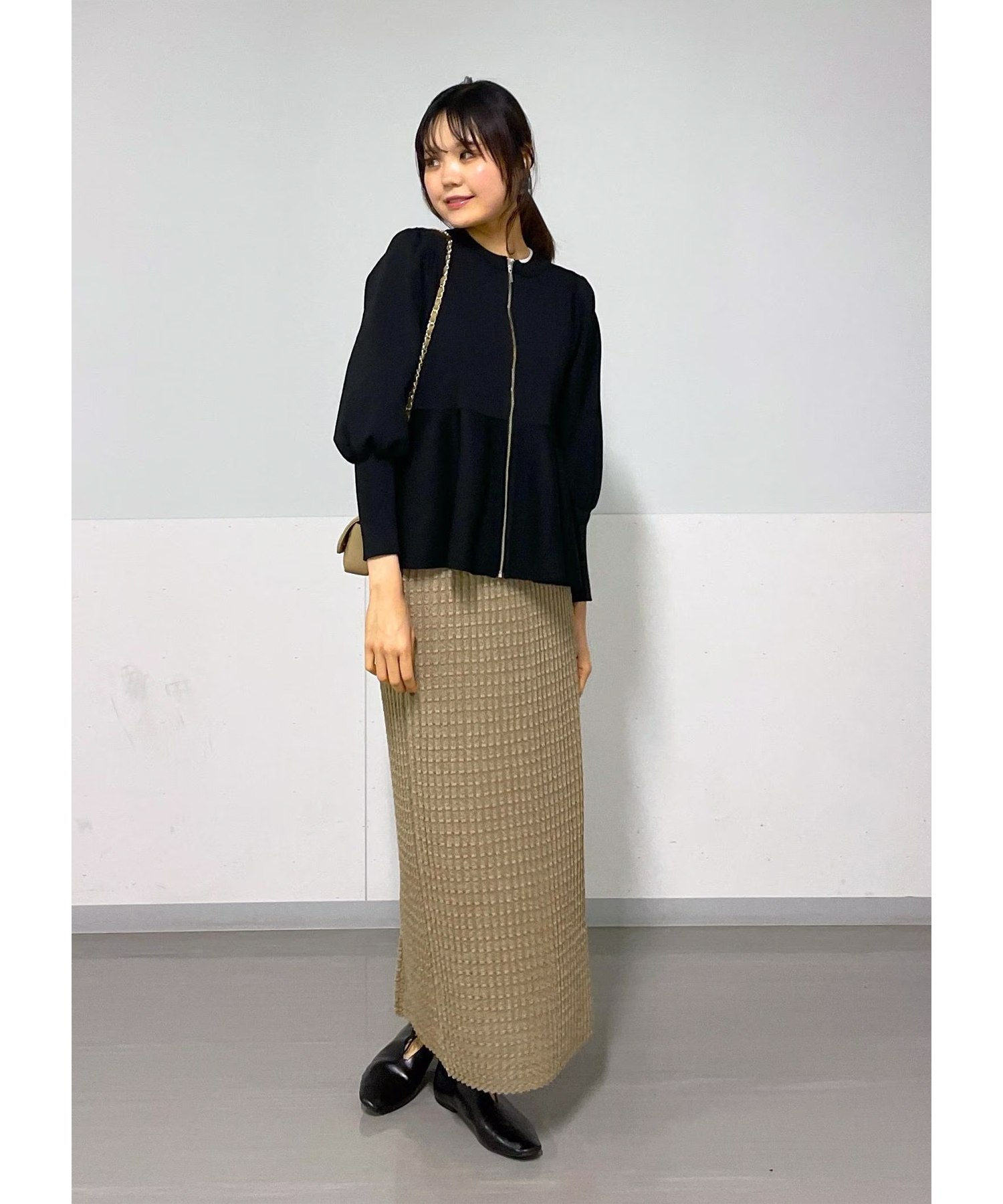 セール 30%OFF】【WEB限定】ジップペプラムカーディガン【洗える