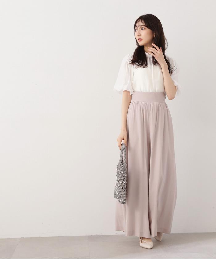 セール 50%OFF】ギャザーガウチョパンツ(505892229