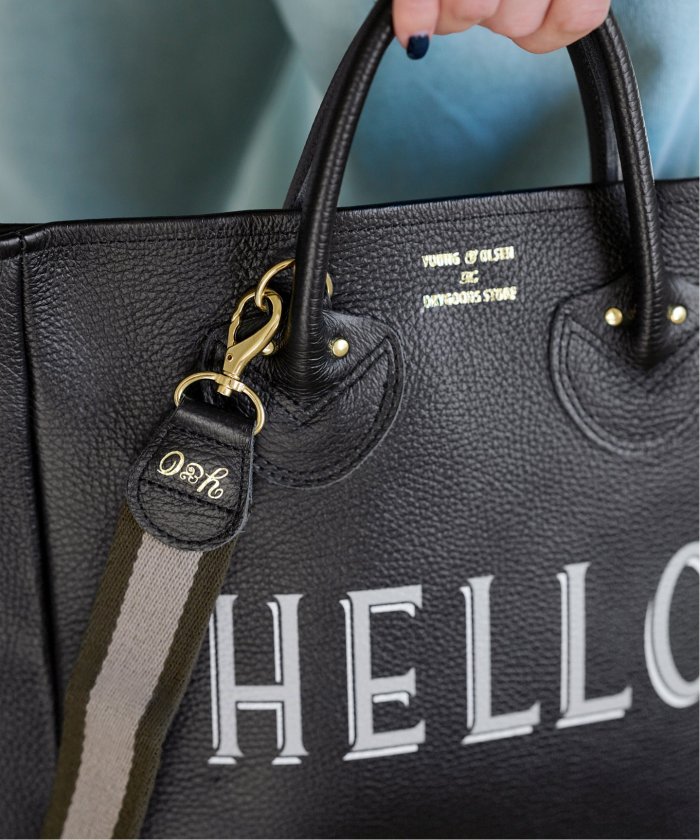 ≪追加≫【YOUNG&OLSEN】 別注ストラップ付きHELLOバッグ ≪追加≫【YOUNG&OLSEN】 別注ストラップ付きHELLOバッグ