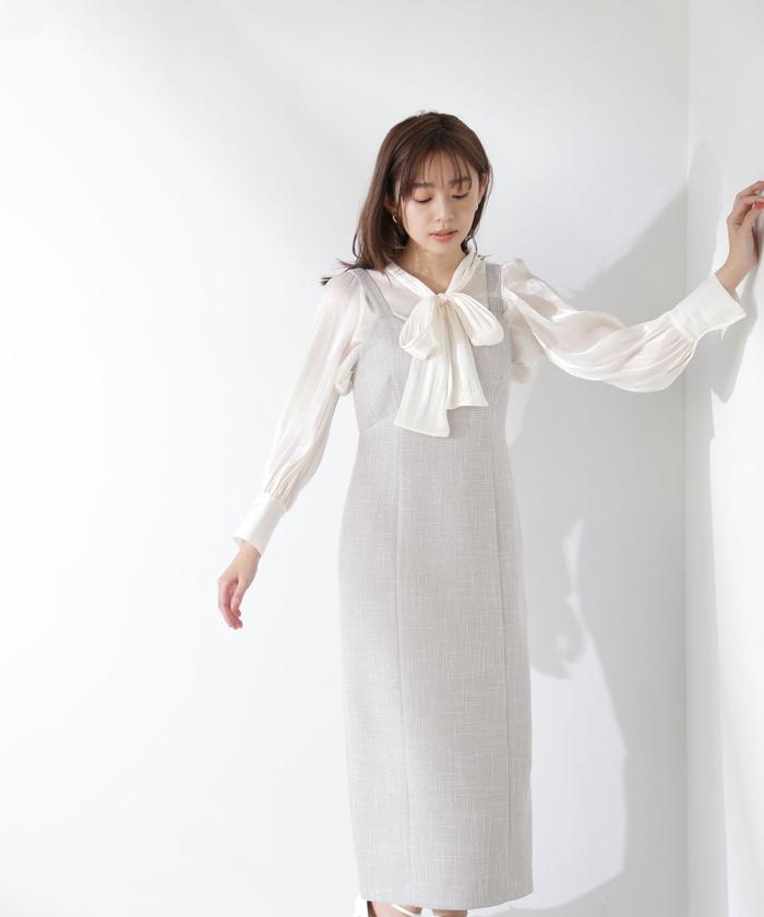 セール 60%OFF】スプリングツイードジャンスカ(505914566