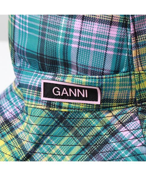 GANNI チェック柄 アウトドアハット GANNI チェック柄 アウトドアハット