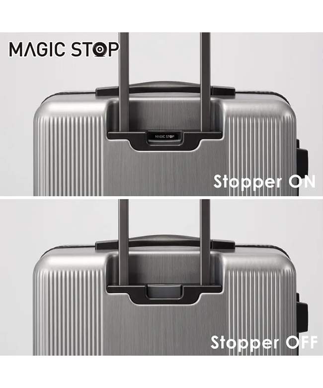 プロテカ スーツケース Mサイズ 63L ストッパー付き 静音 日本製