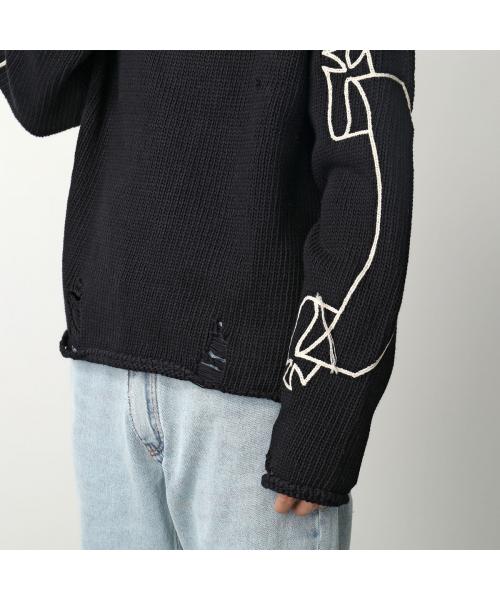 極美品 ニット ASKYURSELF Banned Knit Sweater ASKYURSELF (アスクユアセルフ)商品ページ - Banned Knit