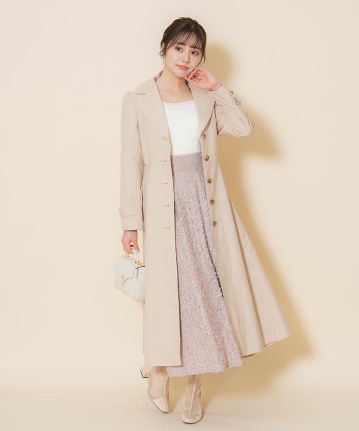 セール 40%OFF】シングルトレンチドレスコート(505916959 セール 40%OFF】シングルトレンチドレスコート(505916959