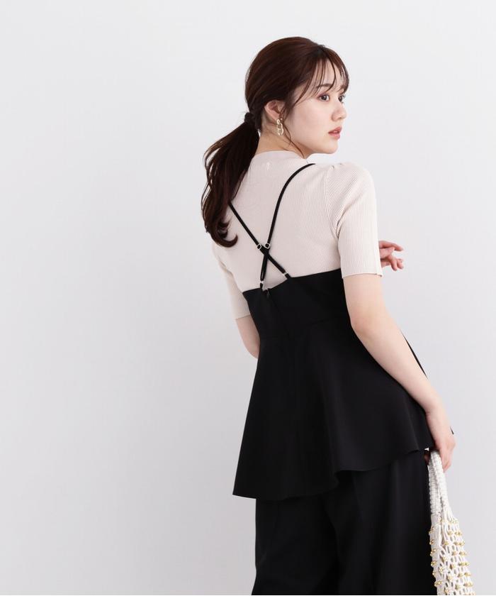 美品　リグリーム　regleam ダンボールニットベスト　ジレ　ブラック　黒 9月14日(水)20時よりダンボールニットベストが追加予約開始