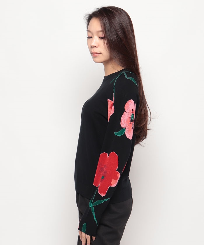 水彩画スタイル 花柄 セーター 水彩画スタイル 花柄セーター | Desigual (Women)/デシグアル