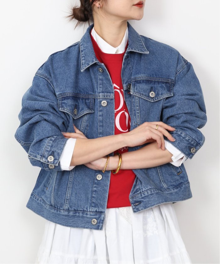LE DENIM ボクシートラッカーデニムジャケット(505914342 LE DENIM ボクシートラッカーデニムジャケット(505914342