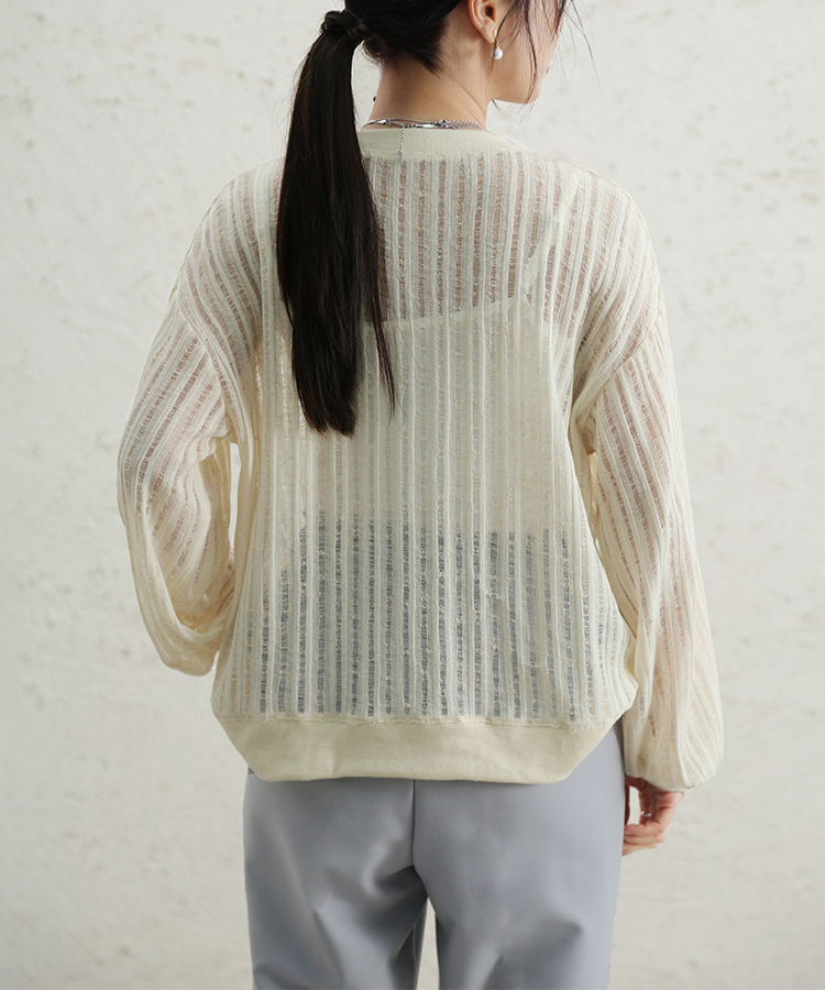 セール 35%OFF】ドゥー ベル Doux Belle 長袖トップス 透け