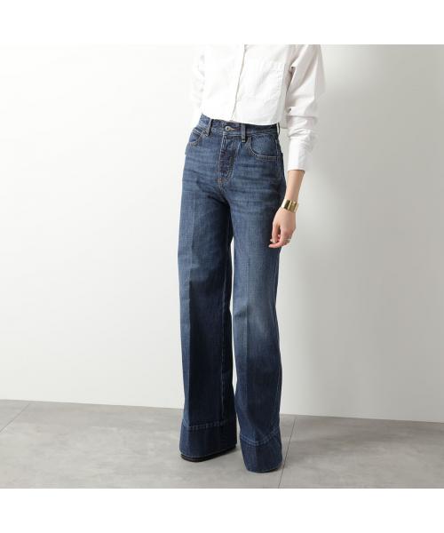 ボッテガ Bottega Veneta デニムパンツ ブルーコットン ロゴ ボッテガ Bottega Veneta デニムパンツ ブルーコットン ロゴ