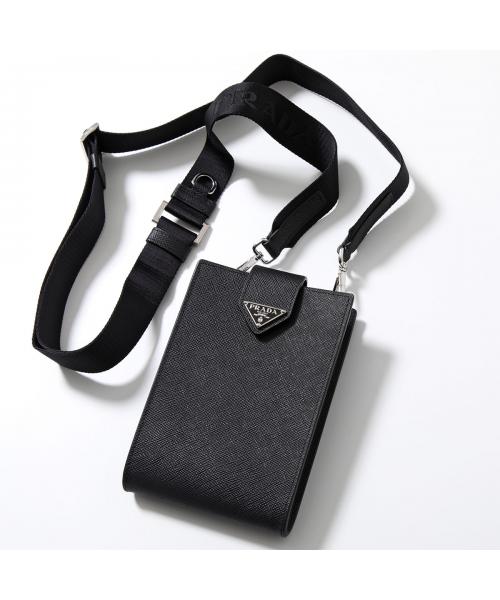 ★ PRADA ★ TESSUTO+CAMOS フォンケース 中古・古着通販】PRADA (プラダ) レザー スマートフォンケース