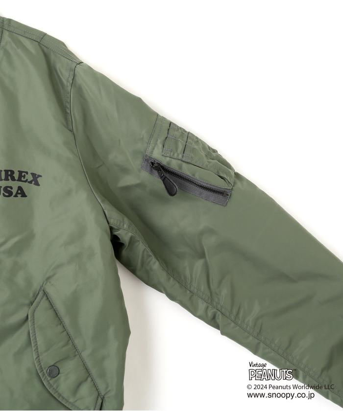 PEANUTS×AVIREX》LIGHT MA-1 JACKET/《ピーナッツ PEANUTS×AVIREX》LIGHT MA-1 JACKET/《ピーナッツ