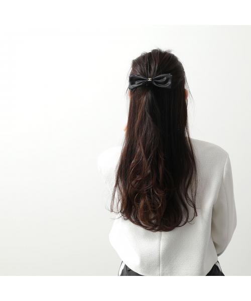 CHANEL ボウ バレッタ AA9619 B14785 シルクサテン リボン CHANEL ボウ バレッタ AA9619 B14785 シルクサテン リボン