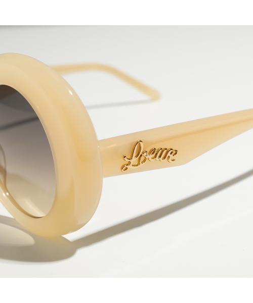 LOEWE サングラス LW40089I ラウンド型 メタルロゴ ロエベ LOEWE LOEWE サングラス LW40089I ラウンド型 メタルロゴ