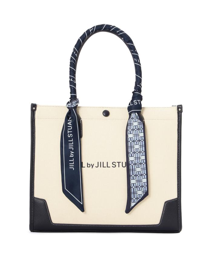 coach アイボリー トートバッグ スカーフ付き ◇Link J スカーフトートバッグ 大(505791391) | ジル バイ ジル
