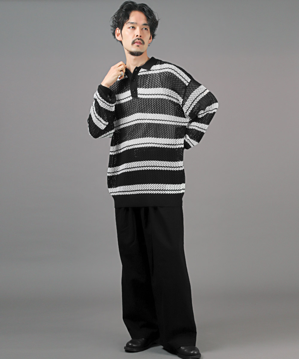 ラグスタイル LUXSTYLE 2タックワイドストレートパンツ/ワイド