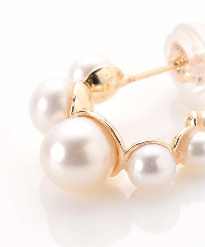 Lilas 5ピースグラデーションパールピアス K10（両耳） 5ピースグラデーションパールピアス K10（両耳）（ピアス（両耳