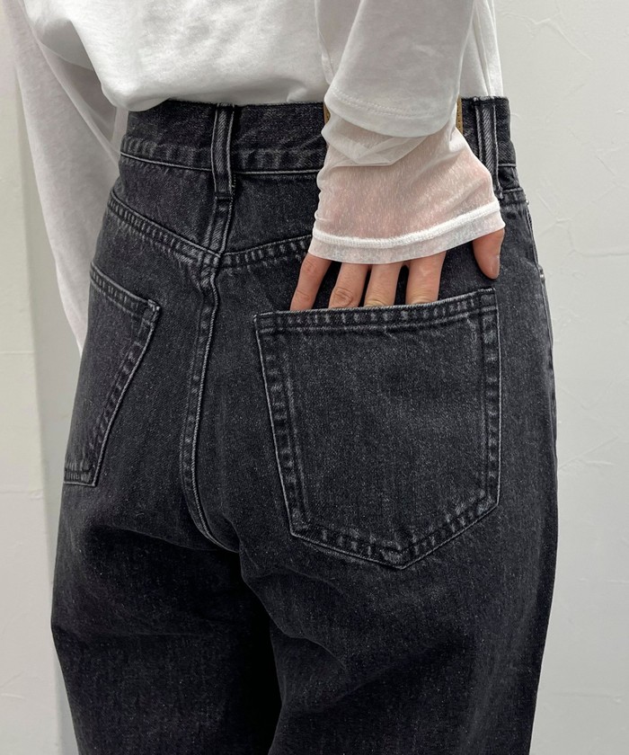 セール】ロングロールアップデニムパンツ(505909761) | フレディ セール】ロングロールアップデニムパンツ(505909761) | フレディ