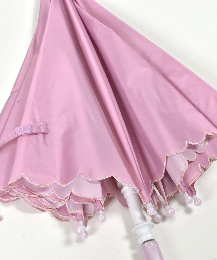 クーポン】くりぬきハート窓付スカラップ縁傘(45~50cm