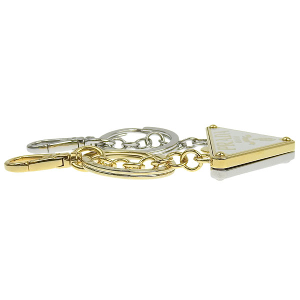 PRADA プラダ TRIANGLE LOGO METAL トライアングル ロゴ メタル