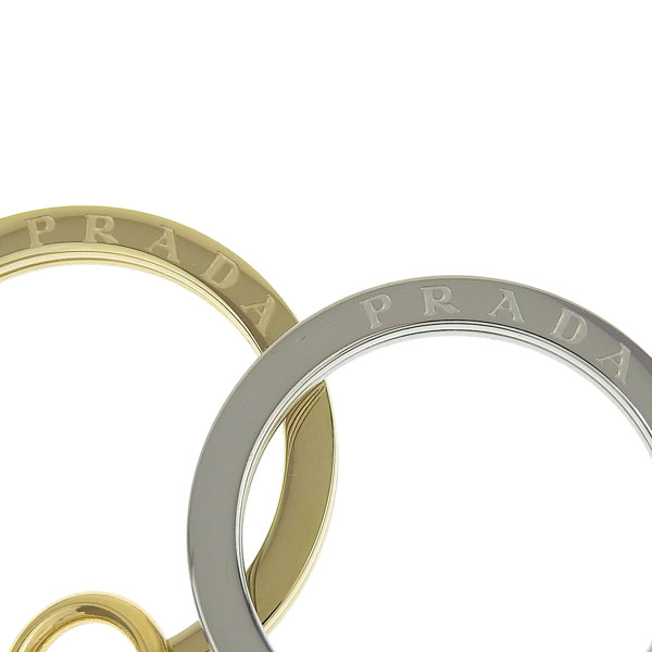 PRADA プラダ TRIANGLE LOGO METAL トライアングル ロゴ メタル